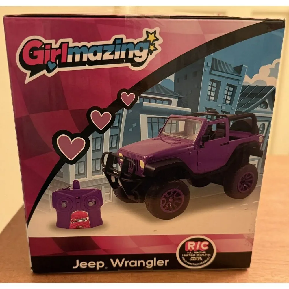Jada Toys GIRLMAZING Big Foot Jeep‎ Wrangler - Purple
